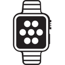 apple, iwatch, run, running, watch svg vector icon