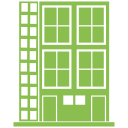 building, hotel, skyscraper, tower svg vector icon