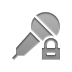 microphone,lock icon