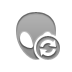 alien,gray,refresh icon