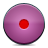 button, pink, record icon