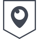 logo, media, periscope, social svg vector icon