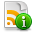 file, info, rss icon