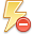 lightning,delete,del,remove icon