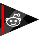media, online, reddit, social svg vector icon