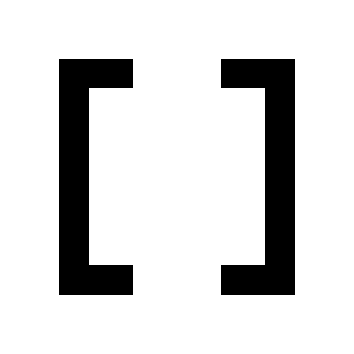 Code Brackets svg vector icon