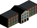 building, school svg vector icon