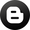 black white, blog, blogger, blogspot, media, social, social media svg vector icon