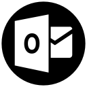 address book, circle, contacts, email, mail, outlook svg vector icon