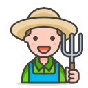 2, farmer, man svg vector icon