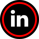 in, linked, media, online, social svg vector icon