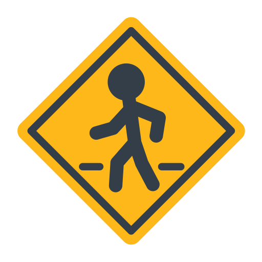Pedestrian Crossing svg vector icon