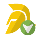 trojan,down icon