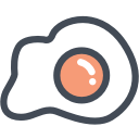 breakfast, egg, eggs, food, fried egg svg vector icon