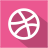social,media,flat,shadow,set,dribbble icon