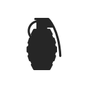 bomb, emergency, military, weapons svg vector icon