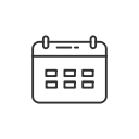 calendar, date, facebook, fb svg vector icon