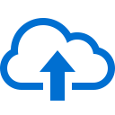 arrow, cloud, up svg vector icon