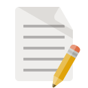 document,pencil icon