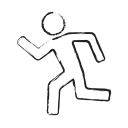 human, male, person, run, running, user, users svg vector icon
