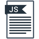 document, extension, folder, js, paper svg vector icon