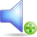 sound,plus icon
