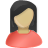 female, olive, rbla, user icon