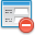 application,form,delete,del,remove icon