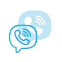 logo, media, social, viber svg vector icon