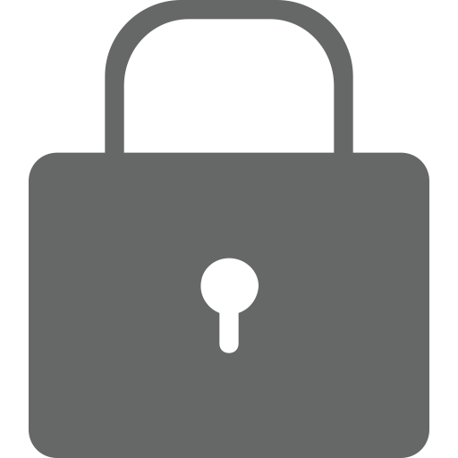 Lock svg vector icon