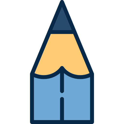 Pencil svg vector icon
