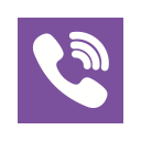 call, contact, logo, media, message, social, viber svg vector icon