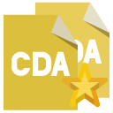 file,format,cda,star icon