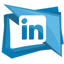 in, linked, linkedin, network, social icon