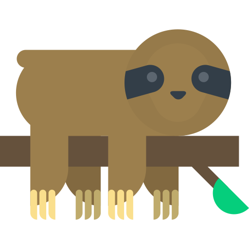 Sloth svg vector icon