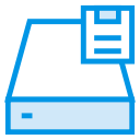 computer, data, device, drive, floppy, hardware, storage svg vector icon