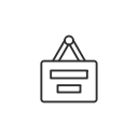 joblist, linkedin, list, post a job svg vector icon