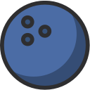 ball, bowling, fun, game, sport svg vector icon