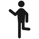 behaviour, hanging, hangout, humna, man, run svg vector icon