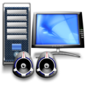 computer, multimedia icon
