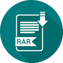 document, file, format, rar, type svg vector icon