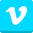 social media, vimeo icon