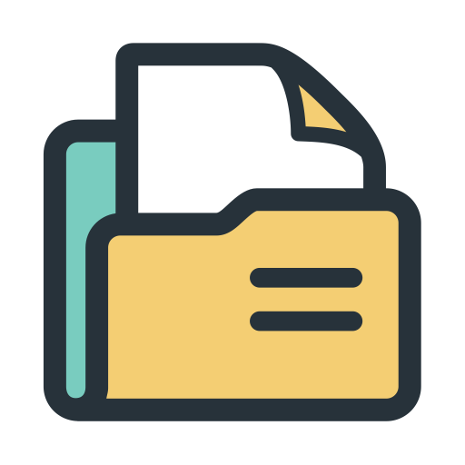 Color Block File svg vector icon