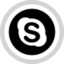 logo, media, skype, social svg vector icon
