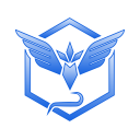 go, mystic, pokemon, team svg vector icon