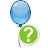 balloon, event, festive, help, holiday, mark, party, query, question, status, support icon