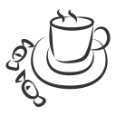 cap, celebration, coffe, holiday, winter, xmas svg vector icon