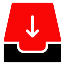 arrow, disk, download, files svg vector icon