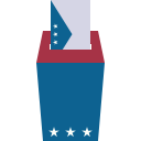 box, chose, election, envelope, voter, voting svg vector icon