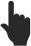 hand, point icon